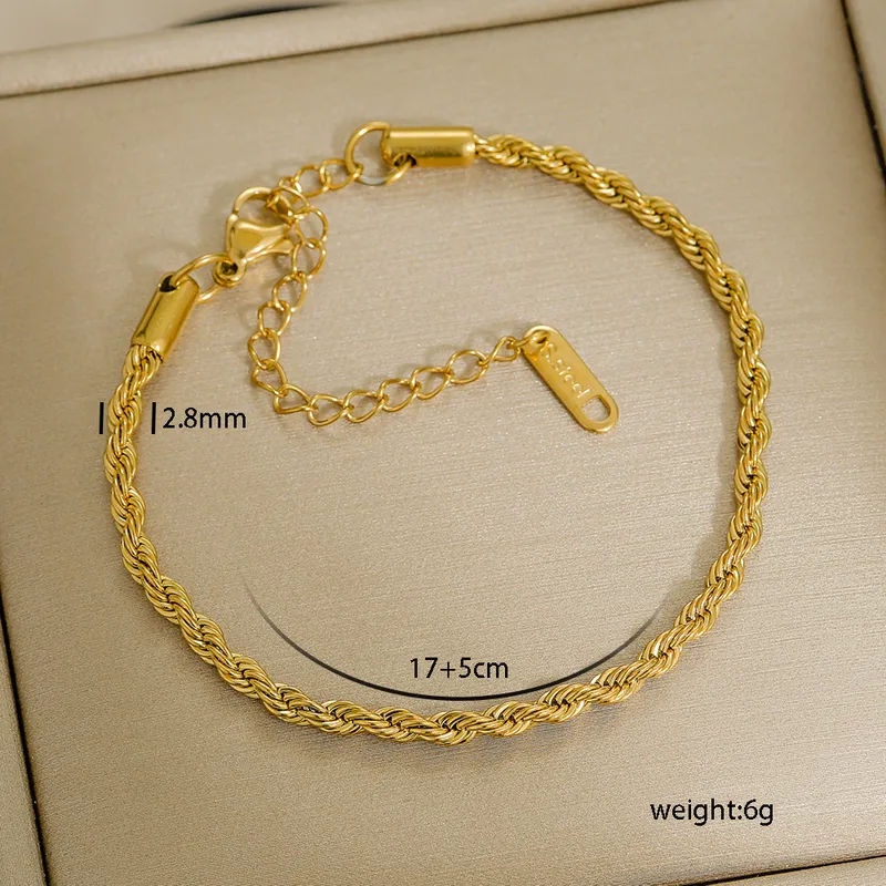 Modern Style Classic Style Letter Solid Color 304 Stainless Steel Bracelets
